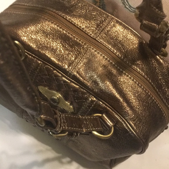 Elliot Lucca vintage gold Leather Bag - Picture 3 of 8